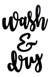 STRATTON HOME DECOR WASH & DRY WALL HANGING