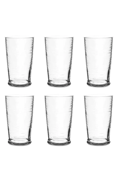 Tarhong 6-pack Cordoba Jumbo Glasses In Clear