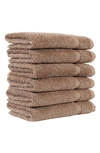 Linum Home Textiles Turkish Cotton Washcloth In Latte
