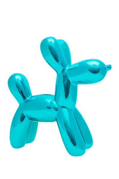 Interior Illusions Plus Blue Mini Balloon Dog Bank