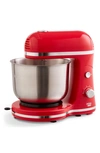 Dash Compact Stand Mixer In Red