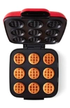 Dash Waffle Bite Maker In Red