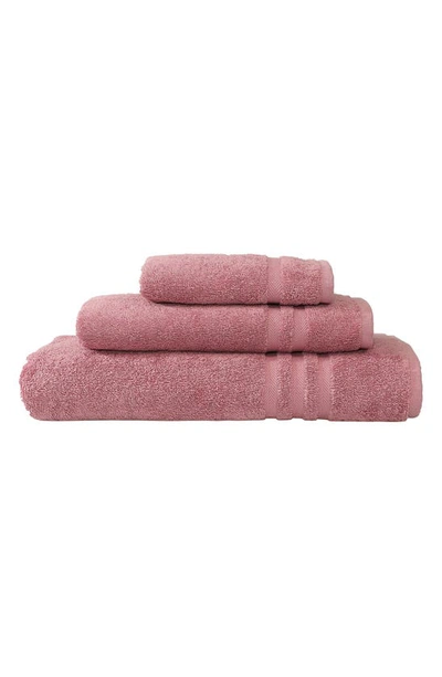 Linum Home Textiles Denzi Turkish Cotton 3-piece Towel Set In Tea Rose