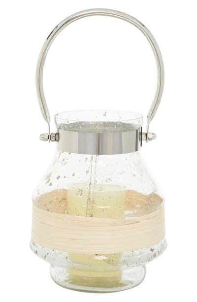 Ginger Birch Studio Ginger And Birch Studio Clear Glass Country Cottage Lantern Candle Holder