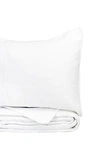 Melange Home Knob Hill 2-piece Quilt Set In White-white