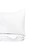 Melange Knob Hill 2-piece Quilt Set In White-white