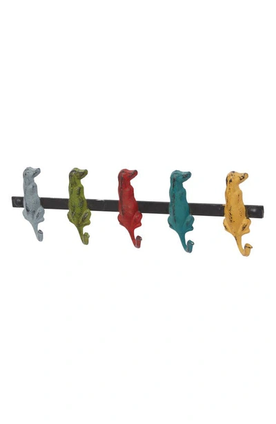 Uma Colored Dog Wall-mounted Hooks In Multi