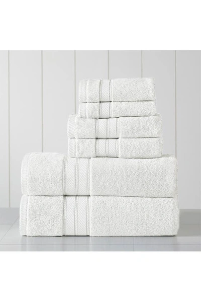 Modern Threads Spunloft 6-piece Towel Set In White