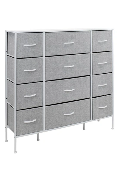 Sorbus 12-drawer Dresser In White