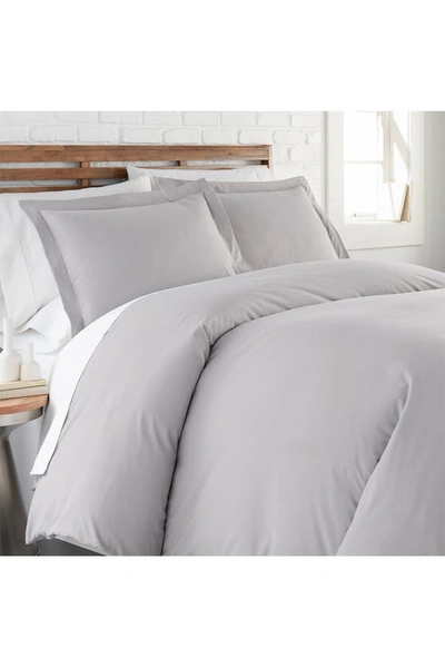 Southshore Fine Linens Ultra-soft Microfiber Duvet Cover Set In Light Gray