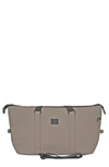 Duchamp Rubberized Duffle Bag In Taupe