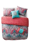 Vcny Home Casa Re`al Reversible Damask 3-piece Quilt Set In Multi