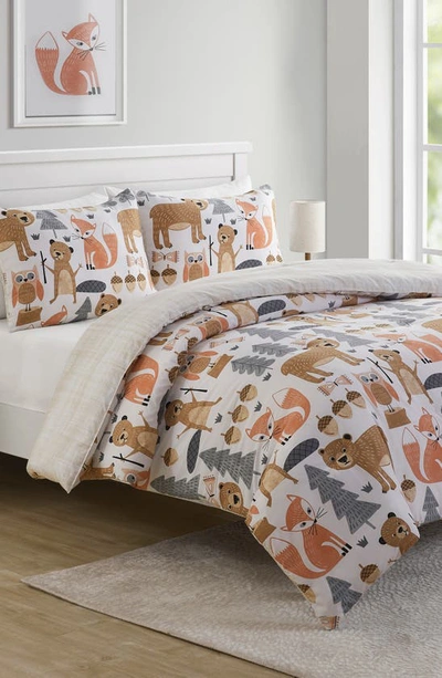 Vcny Home Little Campers Woodland Comforter Set In Multi