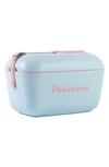 Polarbox Pop Model Portable Cooler In Sky Blue Baby Rose