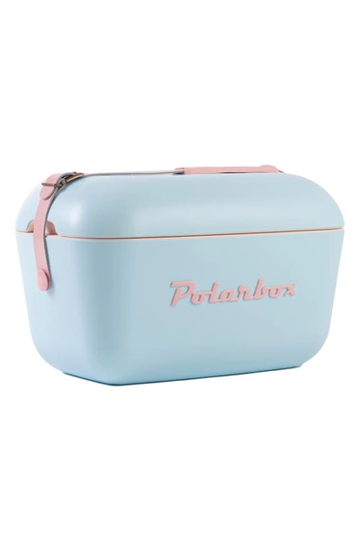 Polarbox Pop Model Portable Cooler In Sky Blue Baby Rose