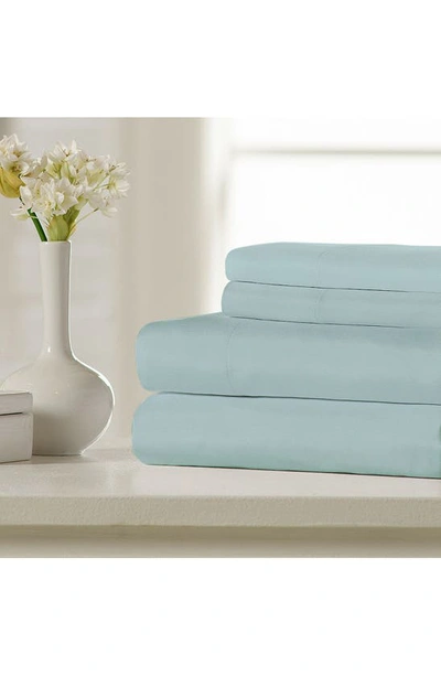 Ella Jayne Home Super Soft Triple Brushed Microfiber 3-piece Sheet Set In Aqua