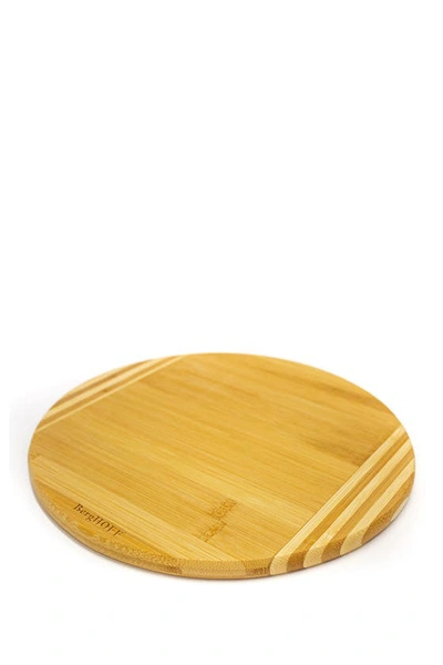 Berghoff Bamboo Round Cutting Board In Brown