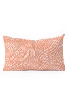 Deny Designs Wagner Campelo Dune Dots Throw Pillow In Orange