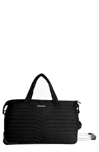 Vince Camuto Avery Carry-on Duffle Bag In Black