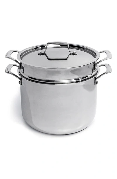 Berghoff Professional Stainless Steel Tri-ply 7-qt. Stock Pot In Silver
