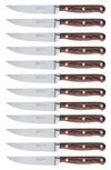 Berghoff International Stainless Steel Steak Knife 12-piece Set In Red