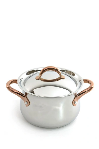 Berghoff Ouro Gold 8" Dutch Oven With Lid In Silver