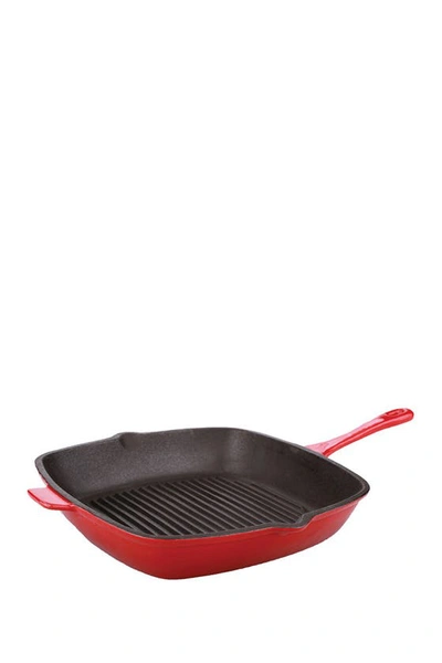 Berghoff Cast Iron Red 11" Grill Pan