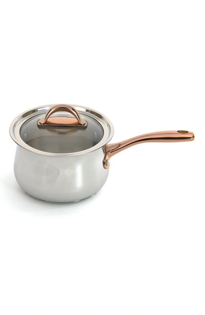 Berghoff International Ouro Gold Stainless Steel 6.25" Saucepan In Silver