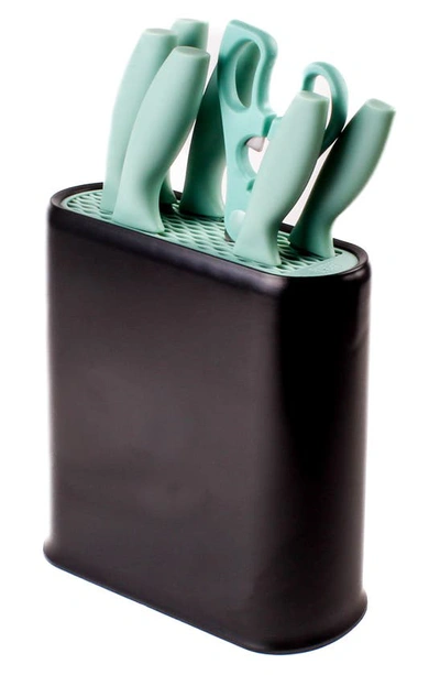 Berghoff International Complete Knife Set In Mint/ Grey