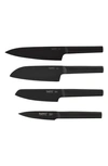 Berghoff International Ron 4-piece Knife Set In Black