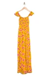 Tiare Hawaii Hollie Floral Maxi Cover-up Dress In Aloha Floral Sunshine