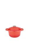 Berghoff 3 Qt Cast Iron Covered Stockpot In Orange