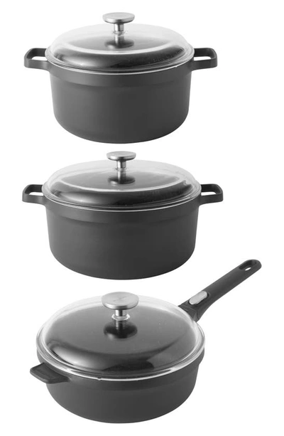Berghoff Gem 6-piece Simmer Set In Black