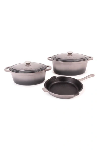 Berghoff Neo 5-piece Cast Iron Set In Grey