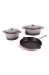 Berghoff Neo 5-piece Cast Iron Set In Grey
