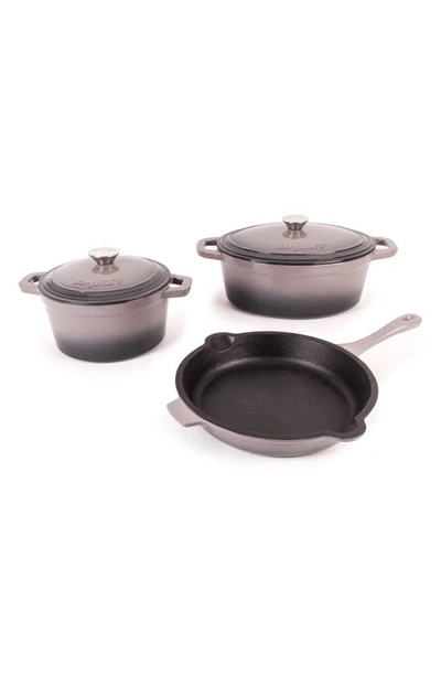 Berghoff Neo 5-piece Cast Iron Set In Grey