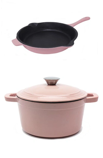 Berghoff Neo 3-piece Cast Iron Set In Pink