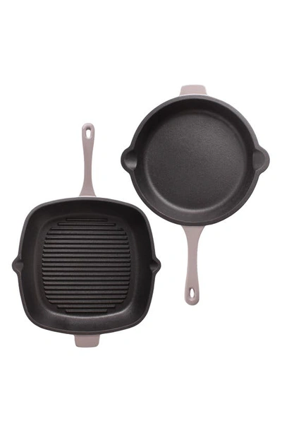 Berghoff Neo 2-piece Cast Iron Set In Grey