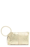 Hobo Sable Clutch In Gold Metallic