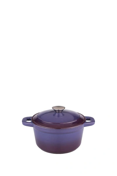 Berghoff 3 Quart Cast Iron Purple Covered Stockpot