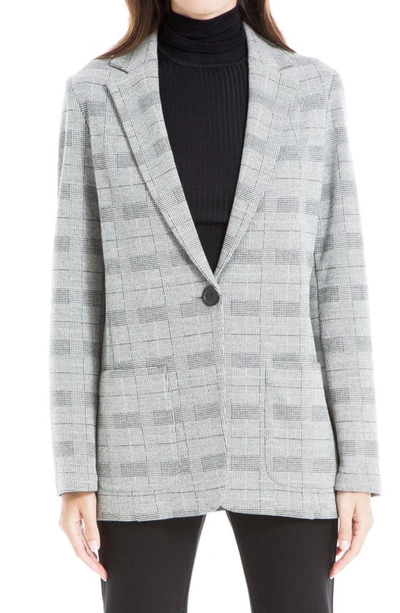 Maxstudio Double Knit One-button Blazer In Bivoht02