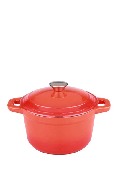 Berghoff Cast Iron Orange 7 Qt. Covered Stockpot