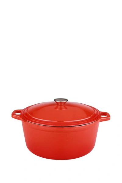 Berghoff Cast Iron Orange 5 Qt. Covered Casserole Dish