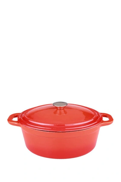Berghoff Cast Iron Orange 8 Qt. Covered Casserole Dish