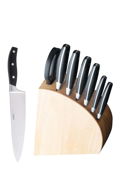Berghoff Forged 8-piece Knife Block Set In Stainless Steel