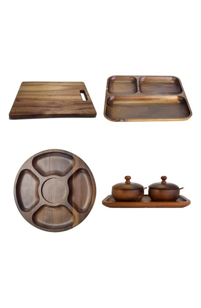 Berghoff Acacia Wood 6-piece Serving Set In Brown
