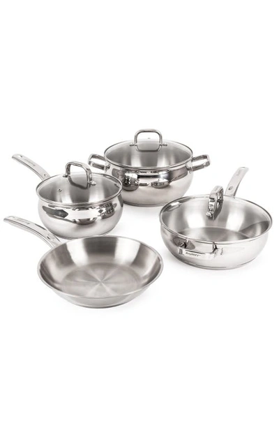 Berghoff 7 Piece Stainless Steel Belly Cookware Set In Silver