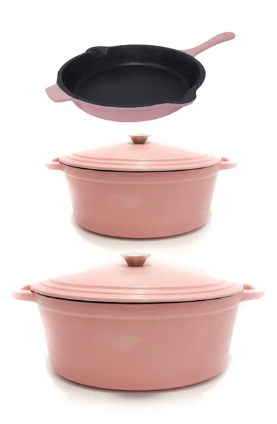 Berghoff Neo 5-piece Cast Iron Cookware Set In Pink