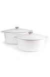 Berghoff 4-piece Cast Iron Stock Set In White