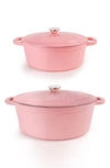 Berghoff Neo 4-piece Stockpot Set In Pink